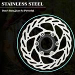 RACEWORK RS6 Mountainbike Mid-Lock-Scheiben, Durchmesser:, 140mm, 160mm, 180mm – Bild 5