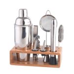 10-in-1 700-ml-Barkeeper-Werkzeug aus Bambus und Holz, K10-19