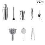 10-in-1 700-ml-Barkeeper-Werkzeug aus Bambus und Holz, K10-19 – Bild 2