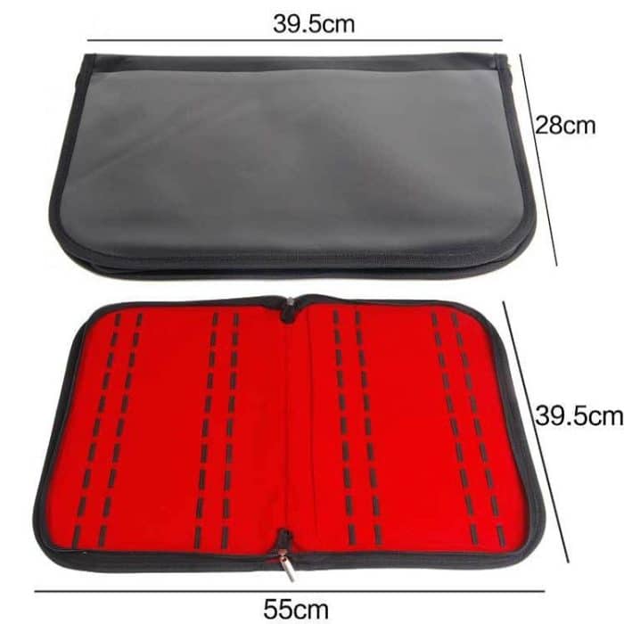 PU Leder großer Kapazität Schmuckbeobachtung Display Aufbewahrungstasche – Bild 3