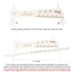 2 PCs VXM 3 in 1 Edelstahl Mountain Bike Road Bike Kettenseiger – Bild 5