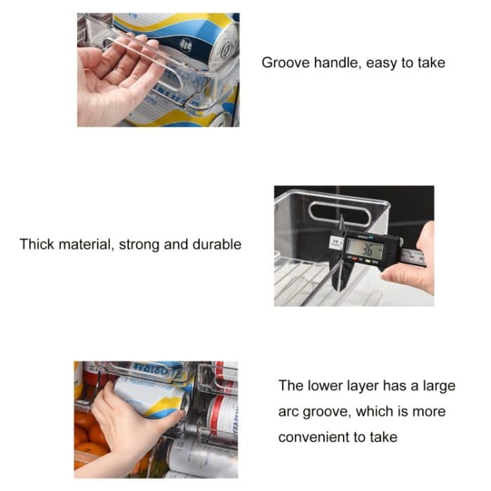 Transparent 2 Schicht Automatische Roll-off-Dosen-Getränkkühlbox gekühlt – Bild 4