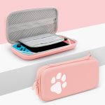 Baona BN-F005 Konsolen-Aufbewahrungstasche mit Katzenpfotenmuster, For Switch (Pink), For Switch (Green), For Switch (Gradient Color), For Switch Lite (Pink), For Switch Lite (Blue)