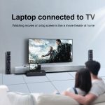 HDMI-Buchse auf VGA-Stecker mit Audio-Adapter, Computer-Monitor, TV-Projektor, Konverter, White, Gold, Black – Bild 6