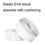 2 Paar Rennrad-Krawatten mit Carbonfaser-Textur und Schlangenleder-Lenkerbinder, Black, White – Bild 3