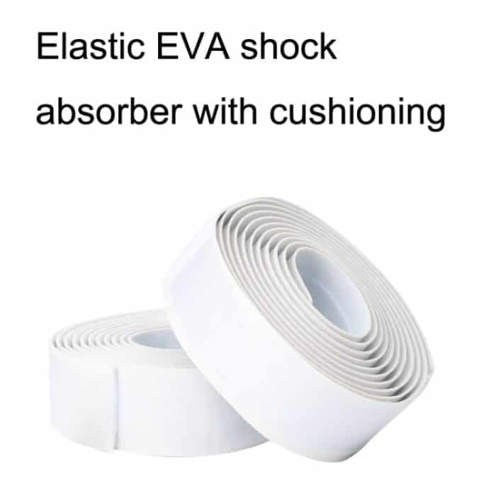 2 Paar Rennrad-Krawatten mit Carbonfaser-Textur und Schlangenleder-Lenkerbinder, Black, White – Bild 3