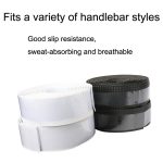 2 Paar Rennrad-Krawatten mit Carbonfaser-Textur und Schlangenleder-Lenkerbinder, Black, White – Bild 4