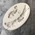 5 PCs Muster Spitzen dekorative flüssige Silikon Fondantform – Bild 2