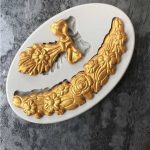 5 PCs Muster Spitzen dekorative flüssige Silikon Fondantform – Bild 4