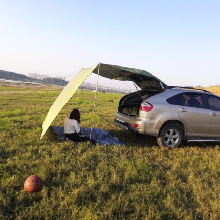 Outdoor-Picknick-Campingzelt an der Seite des Autos, regensicheres Sonnenschutzdach, 300x150cm