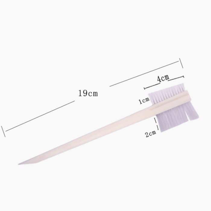 10 Stück Autokopf-Motorbürste, doppelseitige Rillenbürste, 10 PCS White – Bild 2