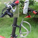 2 Stück Fahrrad-Flaschenhalter aus Aluminiumlegierung, Umrüstsitz, fester, verstellbarer Flaschenhalter, Red, Silver, Black – Bild 7