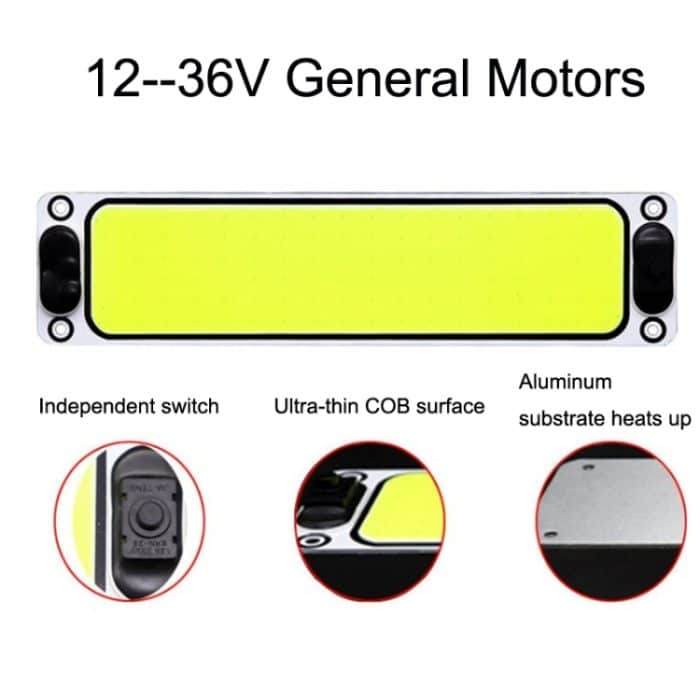 2PCS Car Cab LED Leselicht COB Truck Interior Light Dome Lampe, Car LED Reading Light – Bild 3