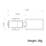 2PCS Outdoor Flacher Gastank Outdoor Supplies Gastank Aufblasbares Ventil, Flat Gas Tank Valve – Bild 5