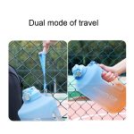 Sportflasche mit großem Fassungsvermögen und Farbverlauf aus Strohhalm mit Skala, 3800ml – Bild 3