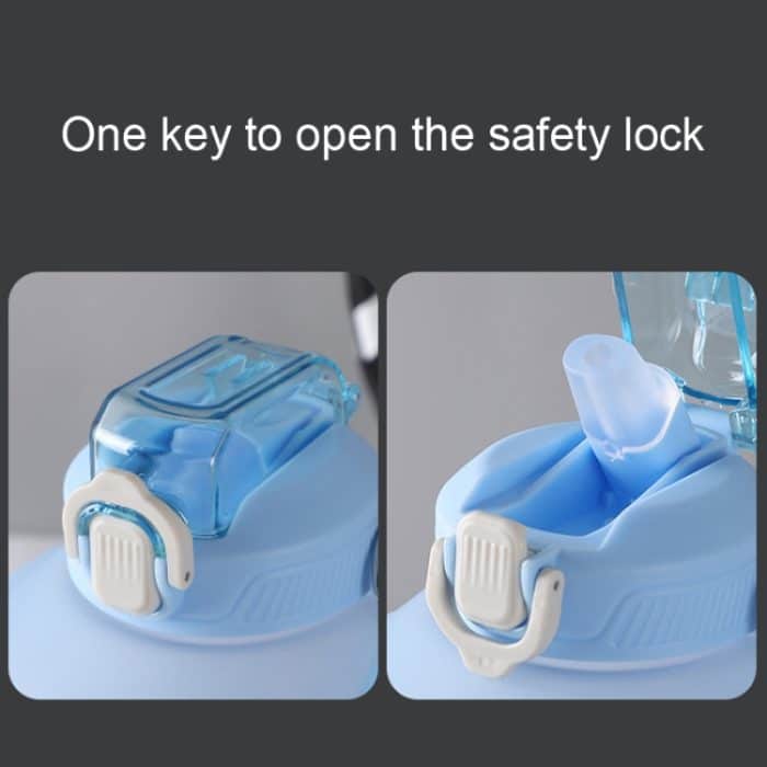 Sportflasche mit großem Fassungsvermögen und Farbverlauf aus Strohhalm mit Skala, 3800ml – Bild 7