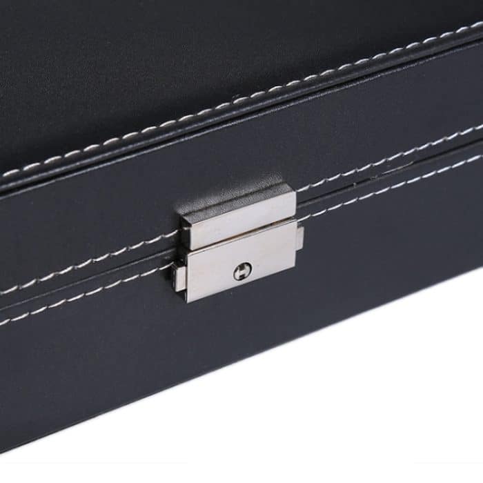 8-Bit-Uhrendisplay-Aufbewahrungsbox für Halskette, Ring, Schmuckschatulle mit Spiegel, 8-Bit Watch Display Box – Bild 4