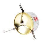 Outdoor -Werkzeuge flacher Tank langer Tank Edelstahl Klapper dreieckiger Stallhalterung – Bild 3