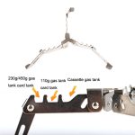 Outdoor -Werkzeuge flacher Tank langer Tank Edelstahl Klapper dreieckiger Stallhalterung – Bild 4