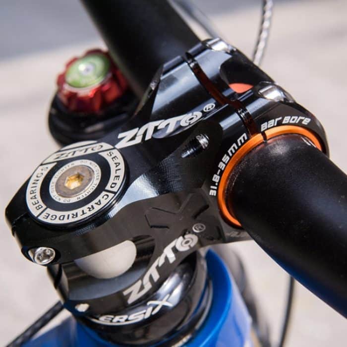ZTTO Fahrradlenker Hohl 0 Grad kurzer Riser, Black, Red, Purple, Green, Gold – Bild 7