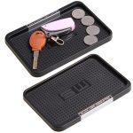 2 Stück SHUNWEI SD-1030 Auto-Universal-Anti-Rutsch-Pad-Ablagefach, SD-1030 Black