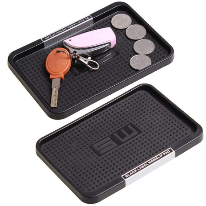 2 Stück SHUNWEI SD-1030 Auto-Universal-Anti-Rutsch-Pad-Ablagefach, SD-1030 Black – Bild 1