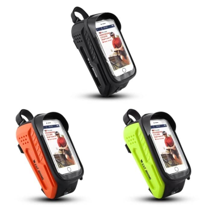 WEST BIKING Fahrrad-Fronttasche, TPU-Hartschalen-Fahrrad-Frontträgertasche, YP0707293 – Bild 2