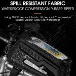 WEST BIKING Fahrrad-Fronttasche, TPU-Hartschalen-Fahrrad-Frontträgertasche, YP0707293 – Bild 7