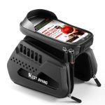 WEST BIKING Fahrrad-TPU-Hartschalen-Frontträger-bilaterale Handytasche, YP0707294 – Bild 2