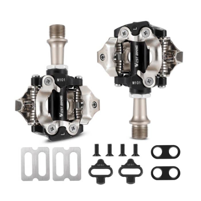 WEST BIKING Mountainbike selbstsicherndes Lagerschloss-Pedal-Reitzubehör, YP0802090 – Bild 4