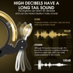 WEST BIKING Fahrrad-Retro-Kupferglocke, klare und laute Reitglocke, WEST BIKING Copper Bell(Gold) – Bild 5