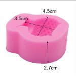 2 PCs dreidimensionaler Vase-Blumen-Topf-Aromatherapie Gips Fondantform – Bild 3