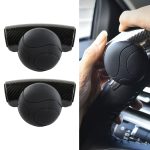 2PCS Kfz-Lenkradverstärker mit Silikonlager, Black, Blue