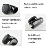 2PCS Kfz-Lenkradverstärker mit Silikonlager, Black, Blue – Bild 3