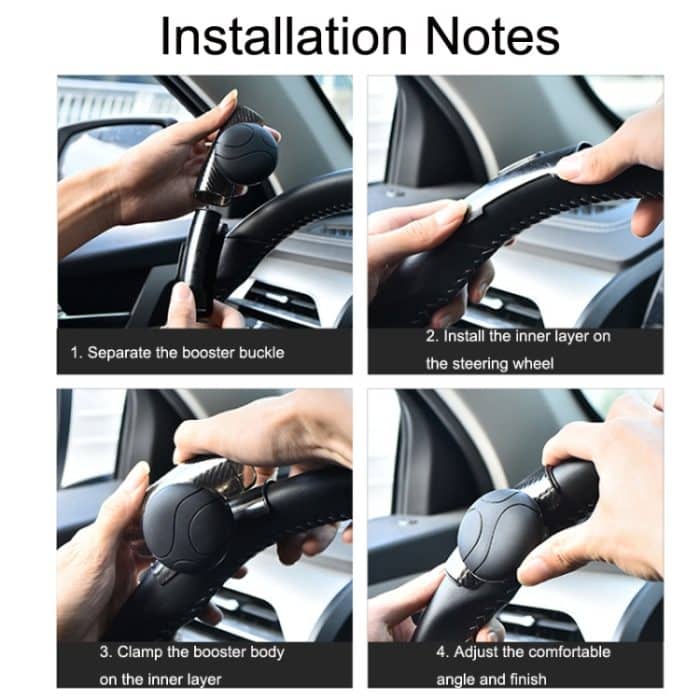 2PCS Kfz-Lenkradverstärker mit Silikonlager, Black, Blue – Bild 7