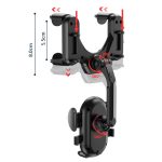 Snap-on Rückspiegel-Mirror-Telefonhalter – Bild 2