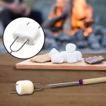 2 Stück 1124-7 Marshmallow-Grillgabel mit einziehbarem Holzstab, Spsc:, Drawstring Bag, Zipper Bag – Bild 5