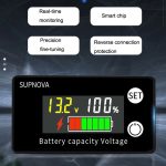 SUPNOVA LCD-Farbbildschirm, DC-Voltmeter, Lithium-Akku-Messgerät, Stil:, Ordinary Type, Alarm + Temperature Type, Waterproof Type – Bild 7