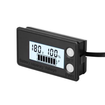 Wasserdichter LCD-Zweidraht-Blei-Säure-Lithium-Batterie-Digitalanzeige-Spannungsmesser, 8-100V (White), 8-100V (Blue), 8-72V (White), 8-72V (Blue)