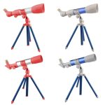 Hochauflösende wissenschaftliche Lehrmittel für mehrere astronomische Teleskope für Kinder, A Model Red, A Model Blue, B Model Red, B Model Blue – Bild 2