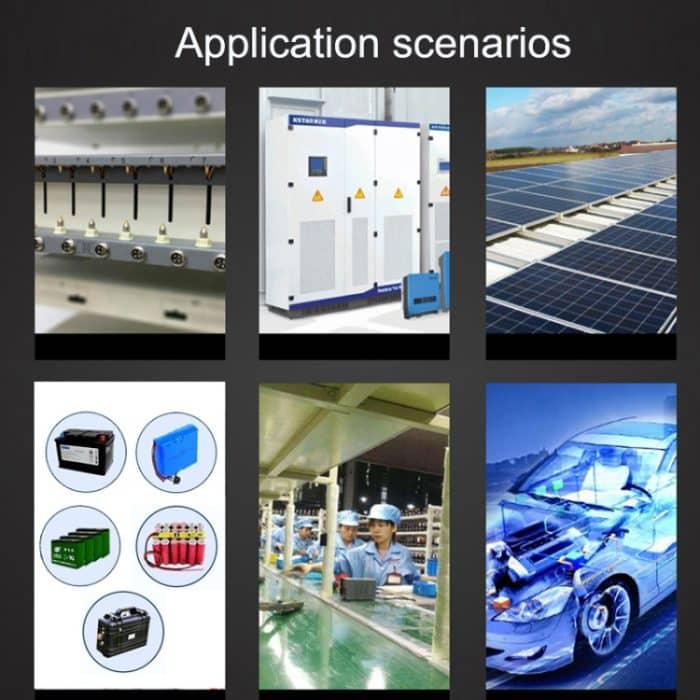 Zweizeiliges Digitalanzeige-DC-Voltmeter-Blei-Säure-Lithium-Batterie-Lademessgerät, Farbe:, Red, Green, Blue, White, Red+Temperature, Green+Temperature, Blue+Temperature, White+Temperature – Bild 7