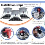 2 Stück Outdoor-Notfall-Wasserbeutel, isolierte Picknick-Getränke-Aufbewahrungstasche, 3L, 5L, 10L, 15L, 20L – Bild 4