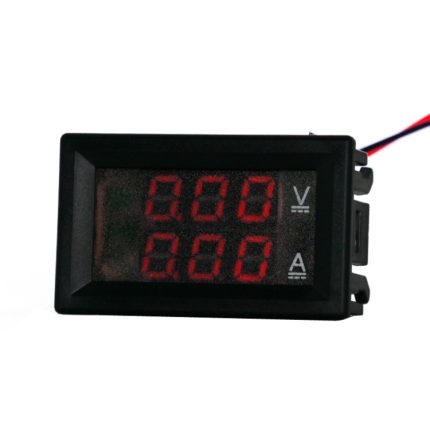 Spannungs-/Strommessgerät mit zwei Displays. Digitales Gleichspannungsmessgerät, 10A (Red), 10A (Red Blue), 10A (Blue), 50A (Red), 50A (Red Blue), 50A (Blue)