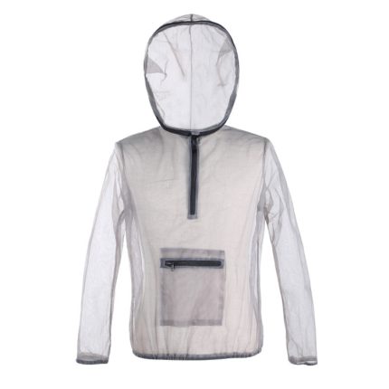 Atmungsaktive, insektensichere Jacke von Jungle Expedition mit Kapuze, Anti-Biss-Mesh-Gaze-Tuch, L, XL, XXL