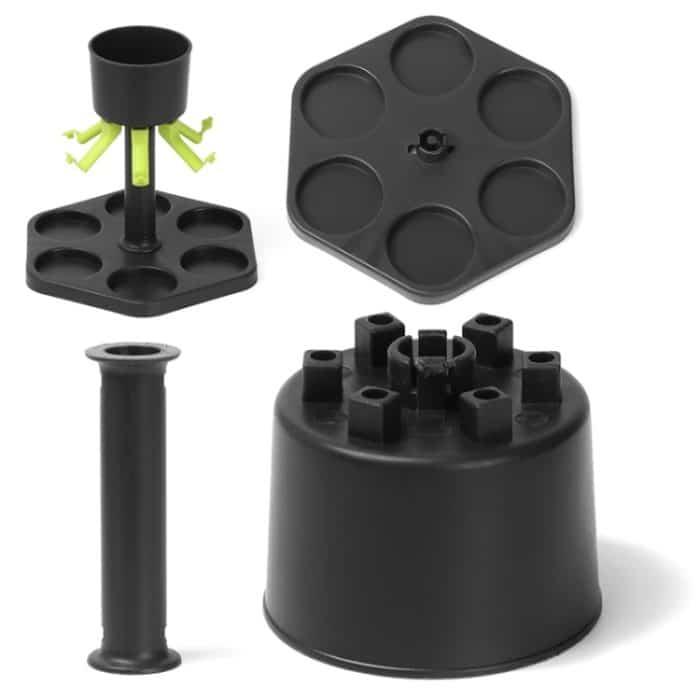 2 Stück Bar Party 6 Tassen Weinspender Weinausgießer Getränkespender, Cups Wine Dispenser – Bild 5