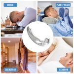 Schlafende Anti-Schnarch-Mundschutz-Zahnspange für besseren Schlaf und Atem, White, Black – Bild 7