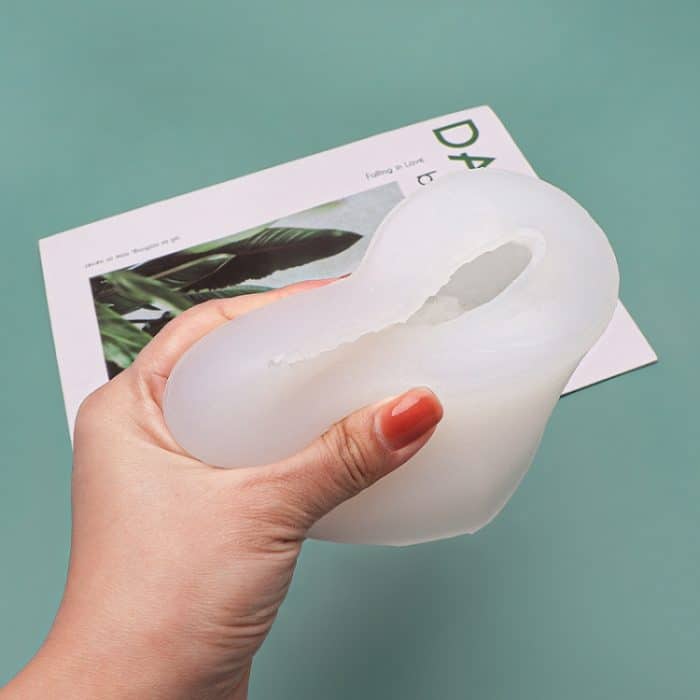 Herzförmige Engelsflügel-Silikonform zum Backen von Eiscreme-Kerzen, Aromatherapie-Form, L, S – Bild 5