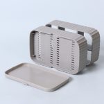 2 PCS Küche Löffel Messer Rack Ablassen Stäbchen Käfig Multifunktionale Lagerung Box, 2 PCS Grey – Bild 5