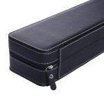 6-Bit-Reißverschluss-Uhrenbox, Aufbewahrungsbox, PU-Reißverschluss-Tasche, Uhrenbox, 6 Bit – Bild 5