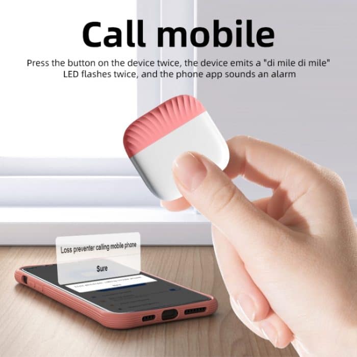 Wallet Key Finder Zwei-Wege-Bluetooth Intelligentes Anti-Verlust-Gerät, Two Way Bluetooth Pink, Two Way Bluetooth Yellow, Two Way Bluetooth Green, Two Way Bluetooth Blue, Two Way Bluetooth Black – Bild 5